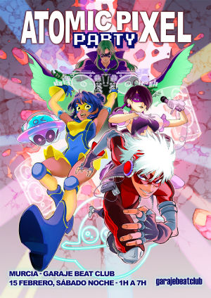 Atomic Pixel Party - Edición Superhéroes - Murcia